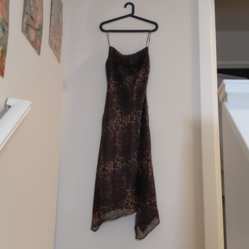 O.P.T Dark Leopard Dress